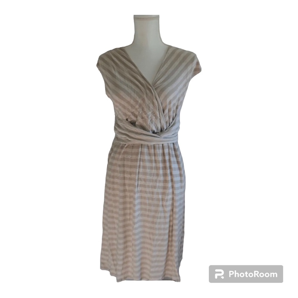 Soft Faux Wrap Belted Dress - Effortless Style for Spring and Summer!